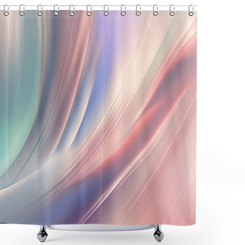 Personality  Popular Pastel Tone Background Shower Curtains