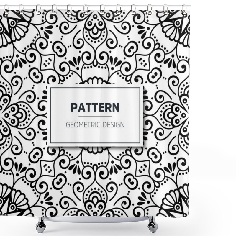 Personality  Seamless Ethnic And Tribal Pattern Shower Curtains