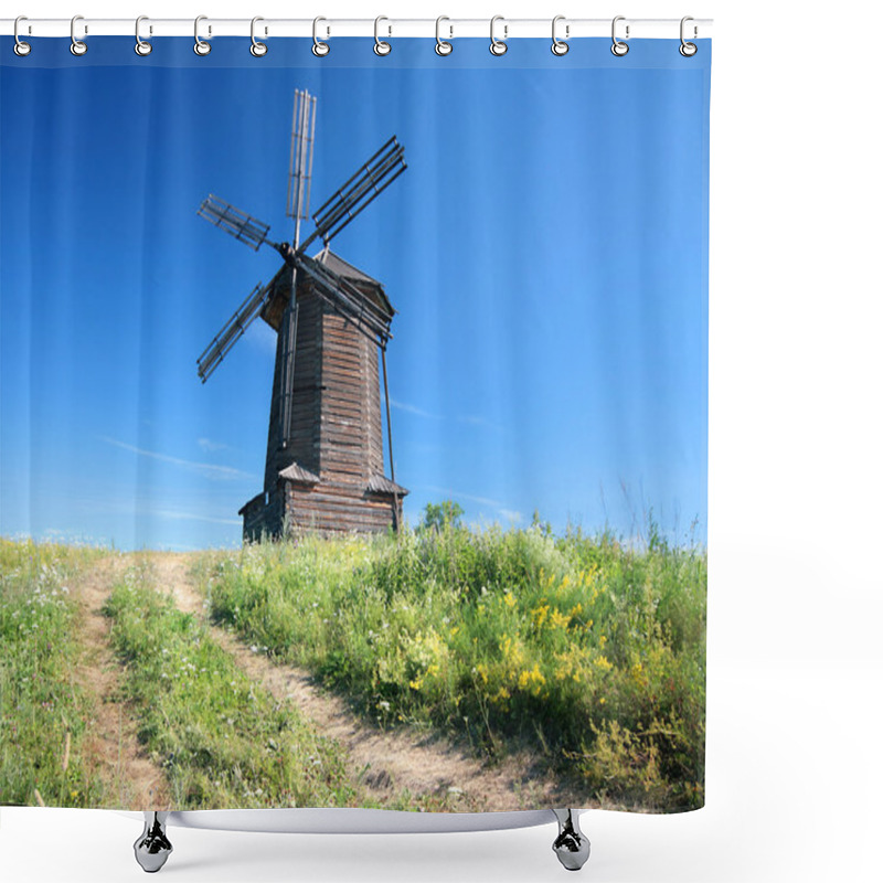 Personality  The Old Mill Shower Curtains