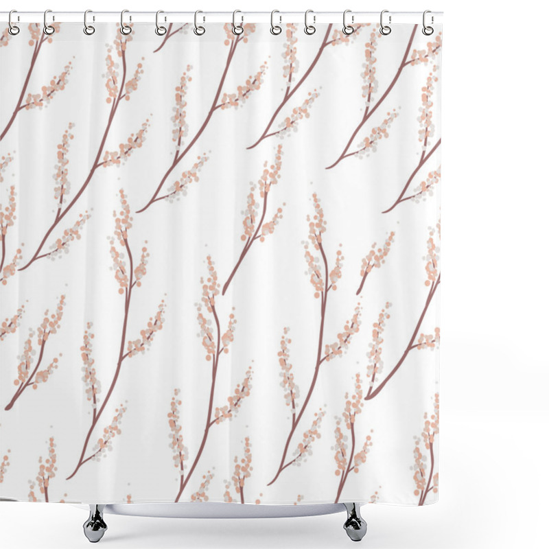 Personality  Seamless Floral Pattern Classic Wallpaper Background Shower Curtains