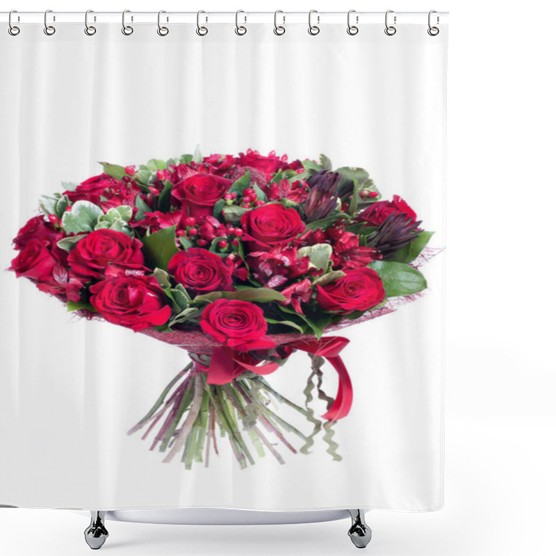 Personality  Beautiful Bouquet Of Flowers Shower Curtains