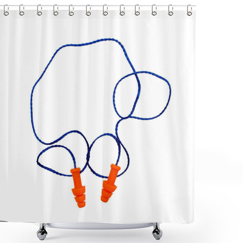 Personality  Ear Plugs Shower Curtains