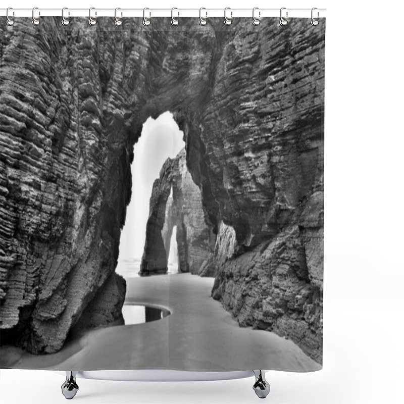 Personality  As Catedrais Beach, Spain Shower Curtains