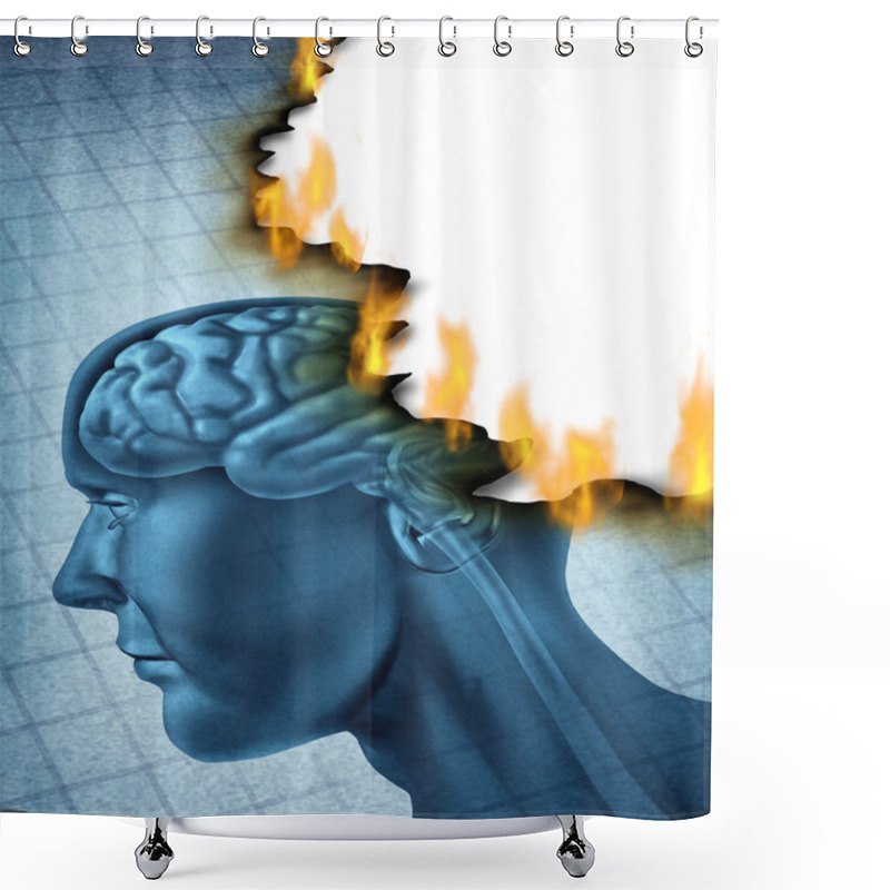 Personality  Brain Disease Shower Curtains