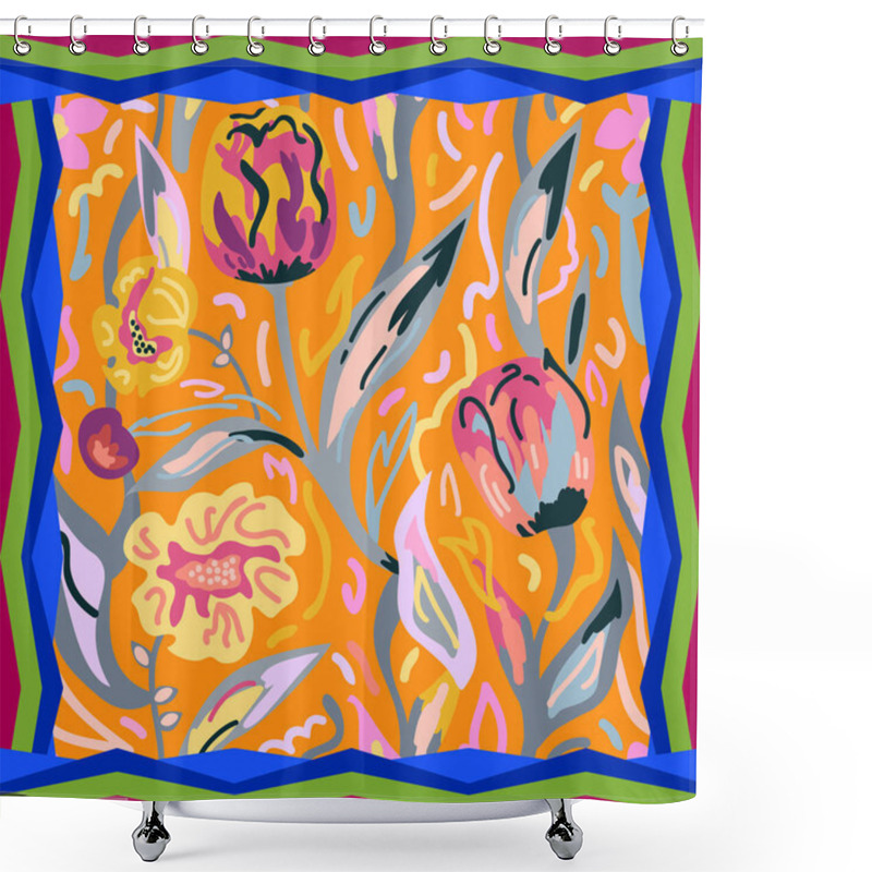 Personality  Summer Textile Collection. Shower Curtains