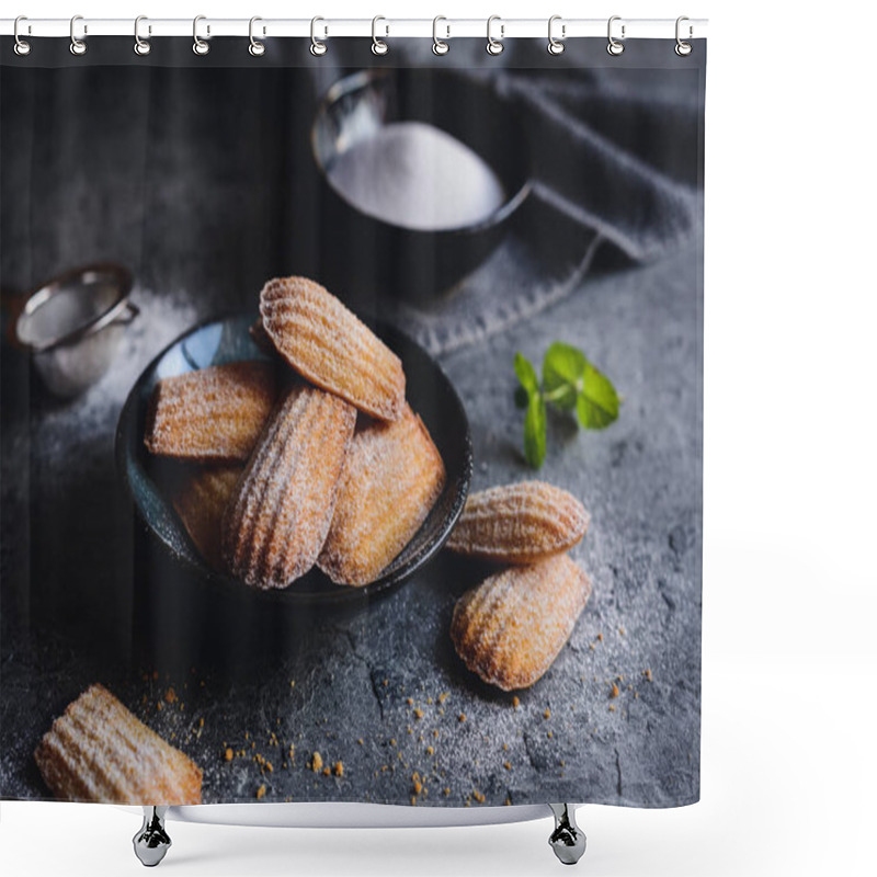 Personality  Madeleine - Traditional French Small Cakes Shower Curtains