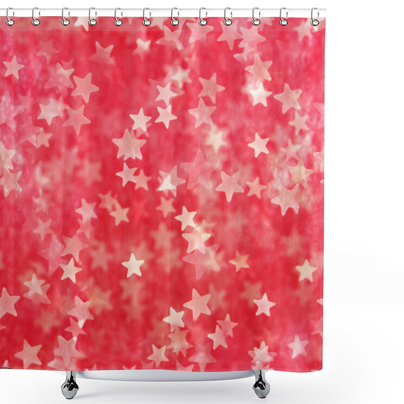 Personality  Layered Decorative Star Particles Shower Curtains