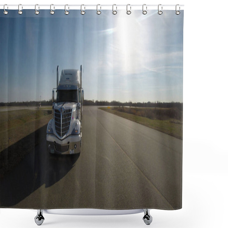 Personality  NASCAR:  Feb 14 NASCAR Haulers Shower Curtains