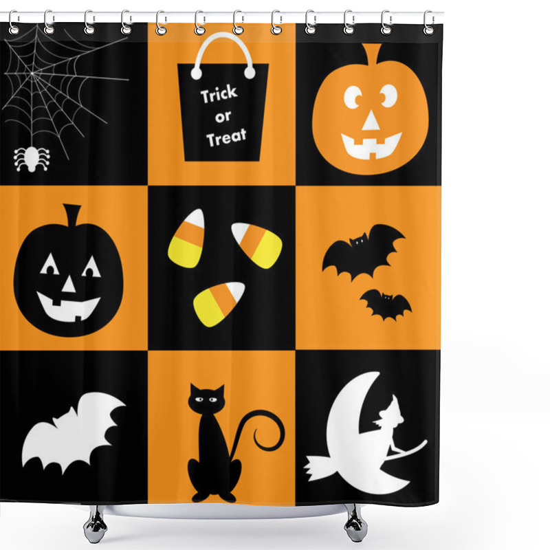 Personality  Halloween Shower Curtains