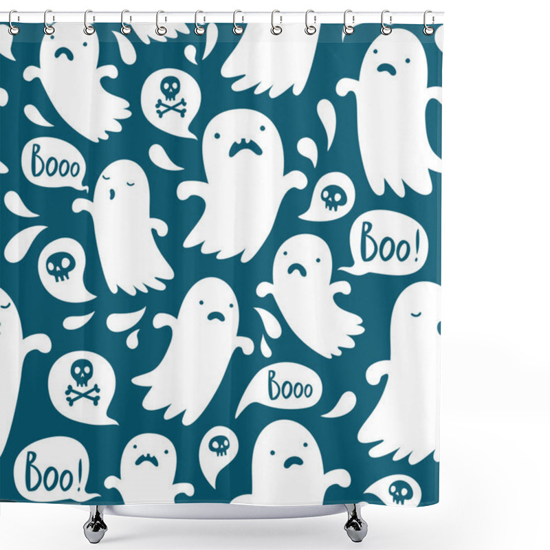 Personality  Ghost Pattern Shower Curtains