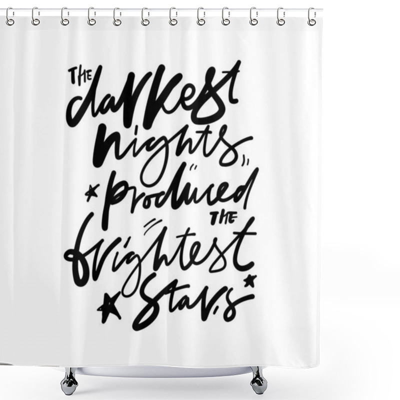 Personality  Space  Motivational Quote. T-shirt Printing Design, Typography Graphics. Shower Curtains