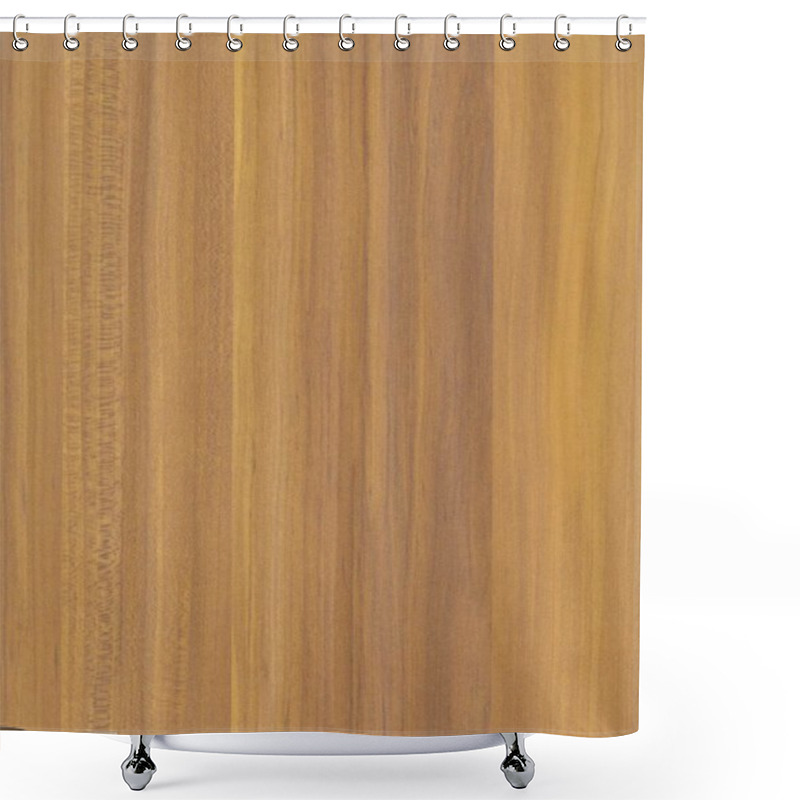 Personality  Plain Wooden Surface Featuring A Warm Caramel Hue And Vertical Grain Pattern. Ideal For Creative Projects. Shower Curtains