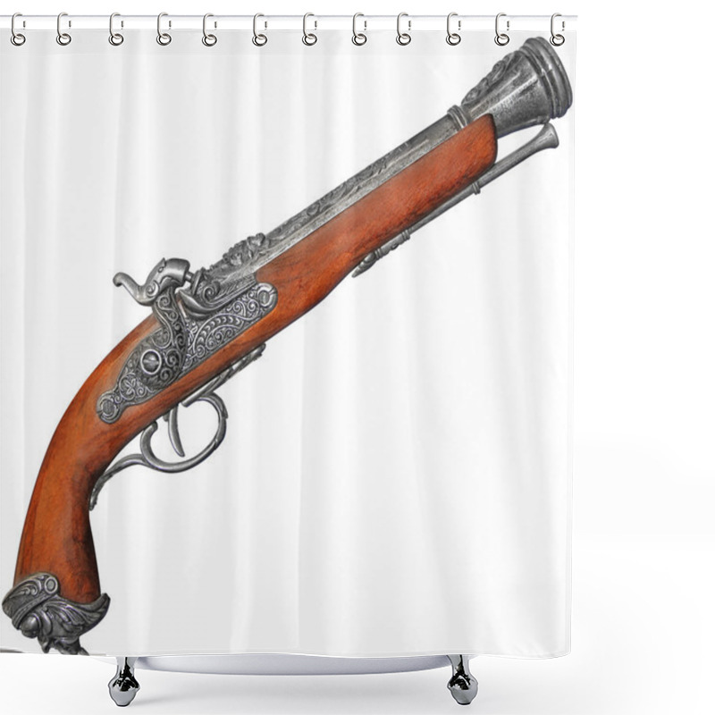 Personality  Old Flintlock Shower Curtains