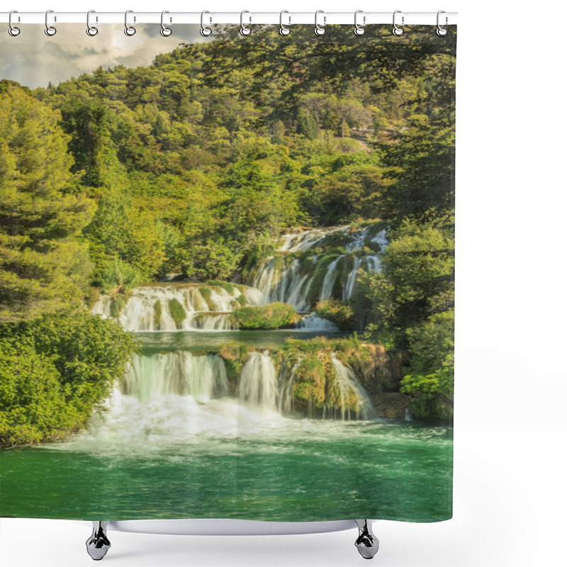 Personality  Waterfalls In Krka National Park,(Skradinski Buk) Dalmatia,Croatia Shower Curtains