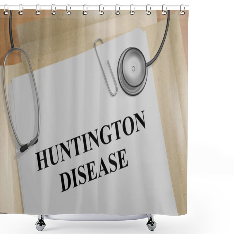 Personality  Huntington Disease Concept Shower Curtains