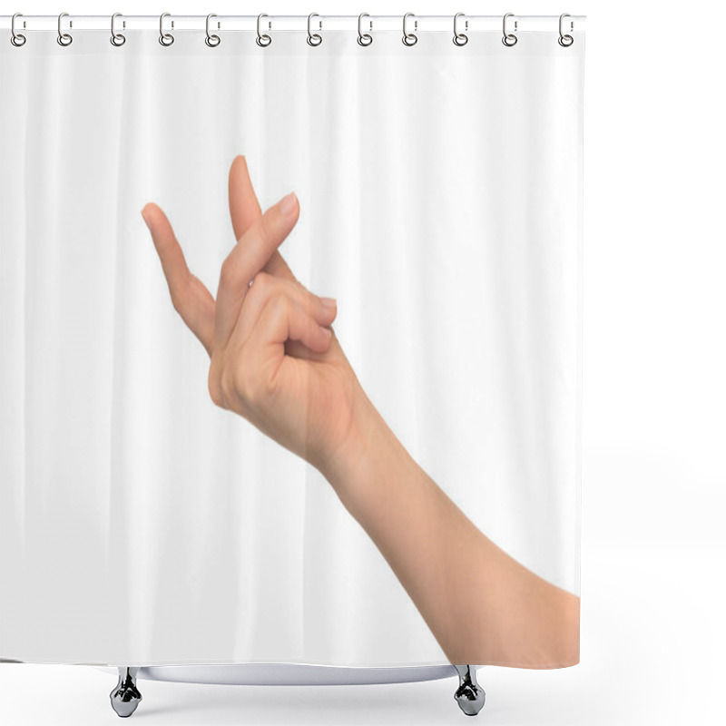 Personality  Gesture Shower Curtains