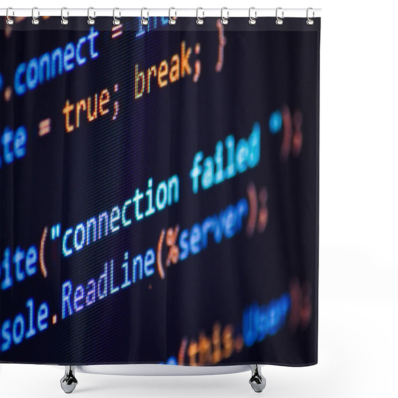 Personality  Source Code Shower Curtains