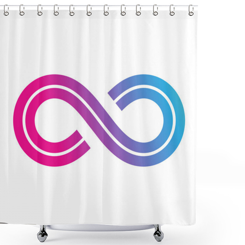 Personality  Infinity Symbol Design Shower Curtains