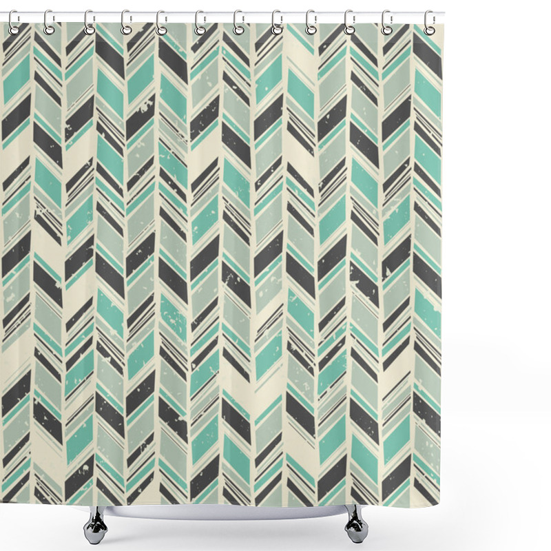 Personality  Chevron Background Shower Curtains