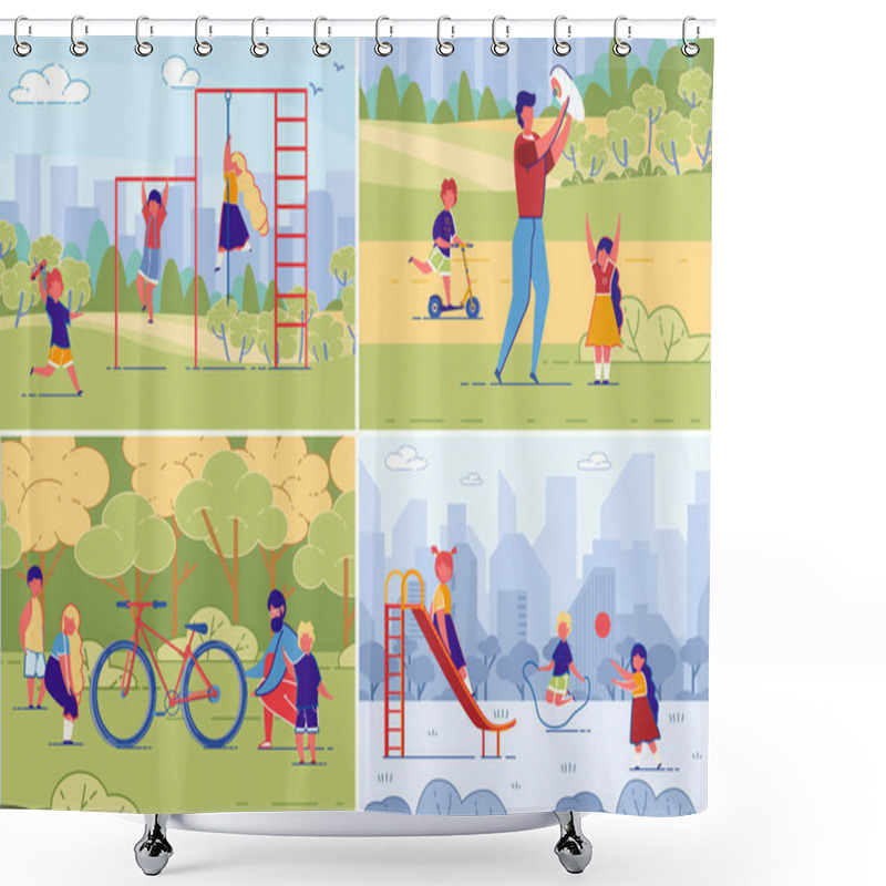 Personality  Family And Children Sport, Workout, Leisure Time. Shower Curtains