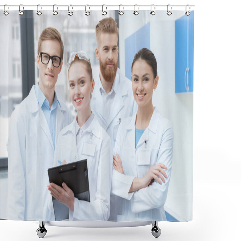 Personality  Team Of Young Scientists Shower Curtains