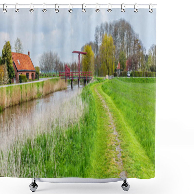 Personality  Scenics Village Oudeschans In Groningen, The Netherlands Shower Curtains