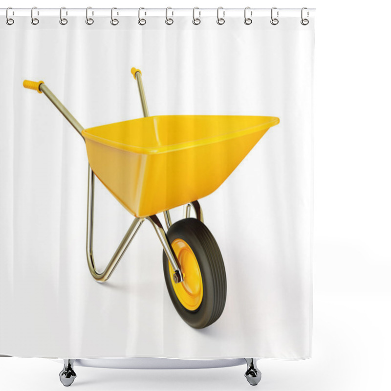 Personality  Wheelbarrow Shower Curtains