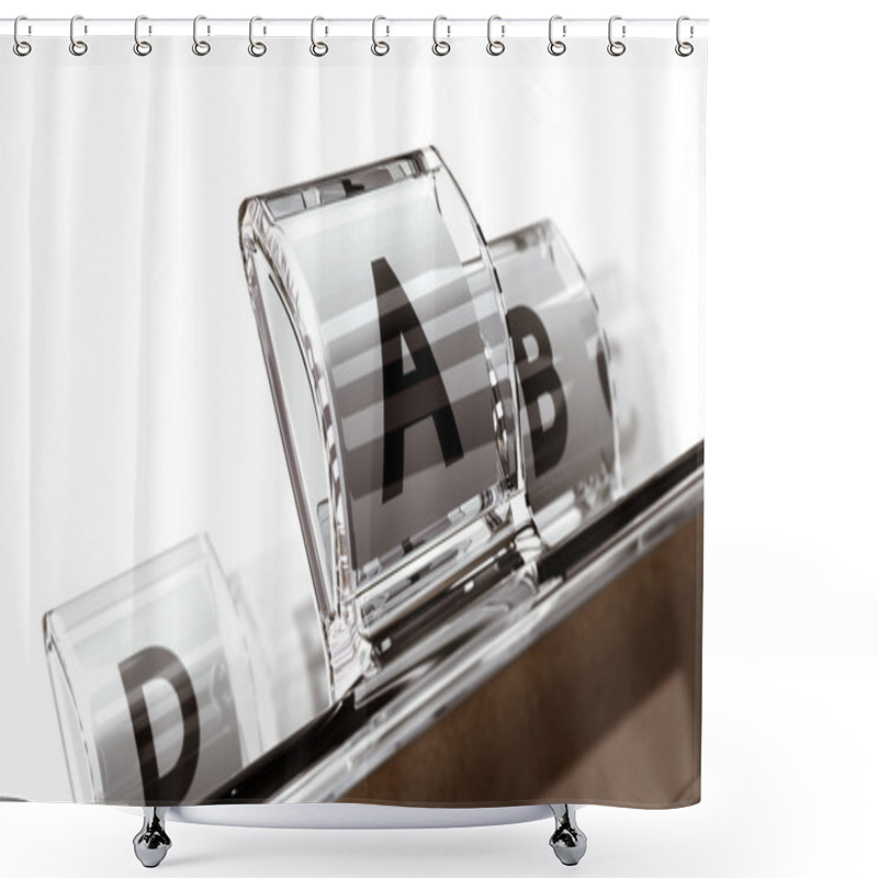 Personality  Classify In Alphabetical Order Concept Shower Curtains