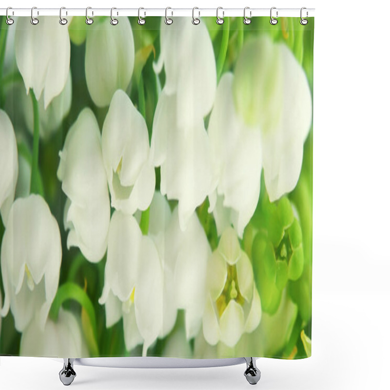 Personality  Lillies Of The Valley Shower Curtains