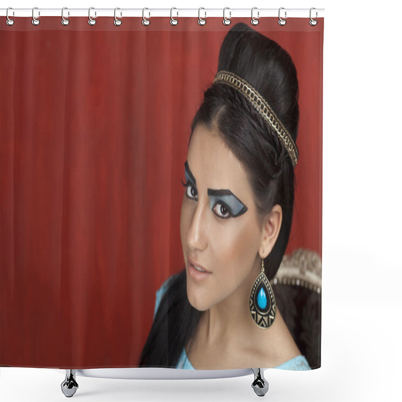 Personality  The Egyptian Queen Cleopatra Shower Curtains