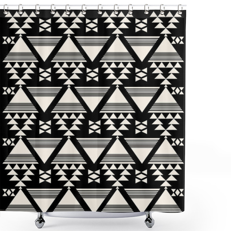 Personality  Aztec Seamless Ornament Pattern  Shower Curtains