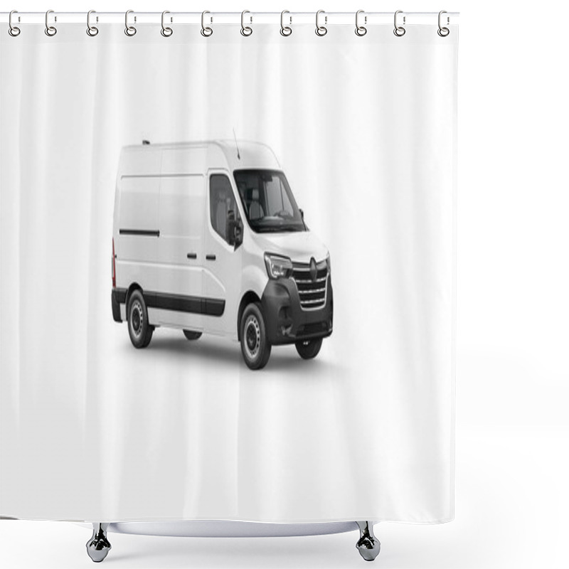 Personality  Panel Van Mockup 3D Rendering Shower Curtains