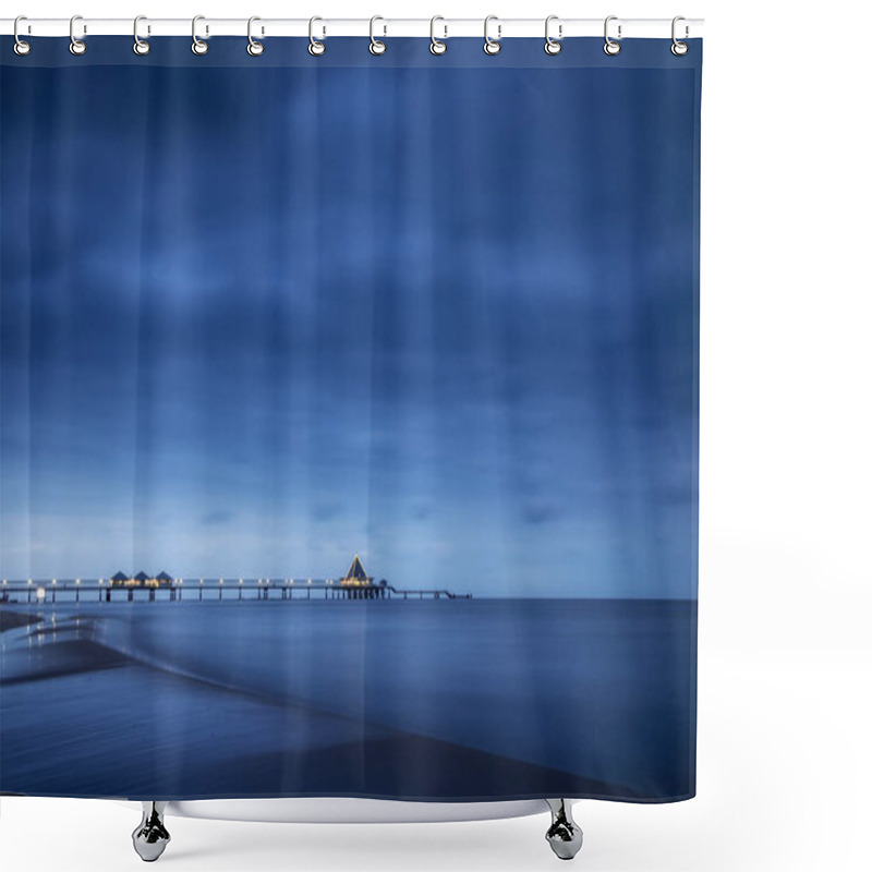 Personality  Sea Bridge On The Isle Usedom Shower Curtains