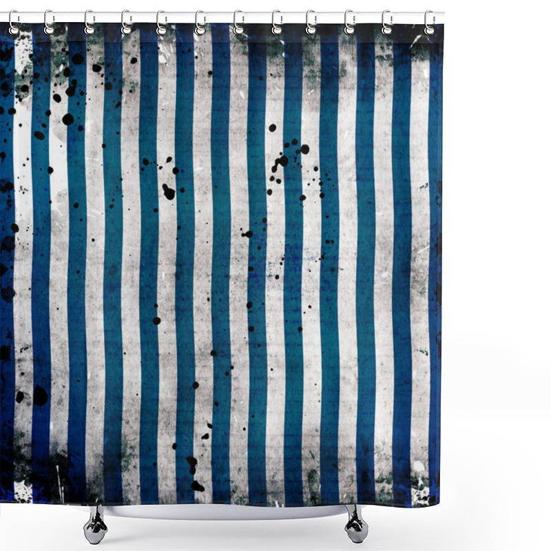 Personality  Abstract Grunge Background With Vertical Stripes Shower Curtains