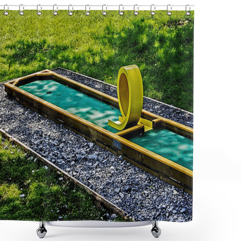 Personality  Small Golf 5 Shower Curtains