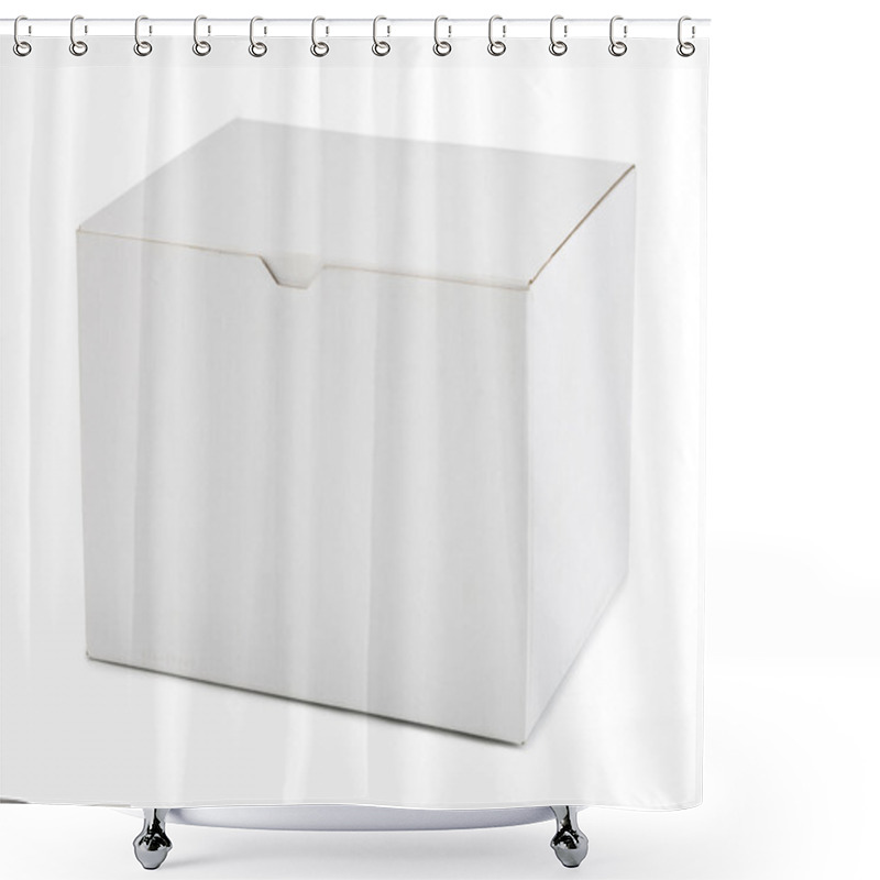 Personality  Cardboard Box Shower Curtains