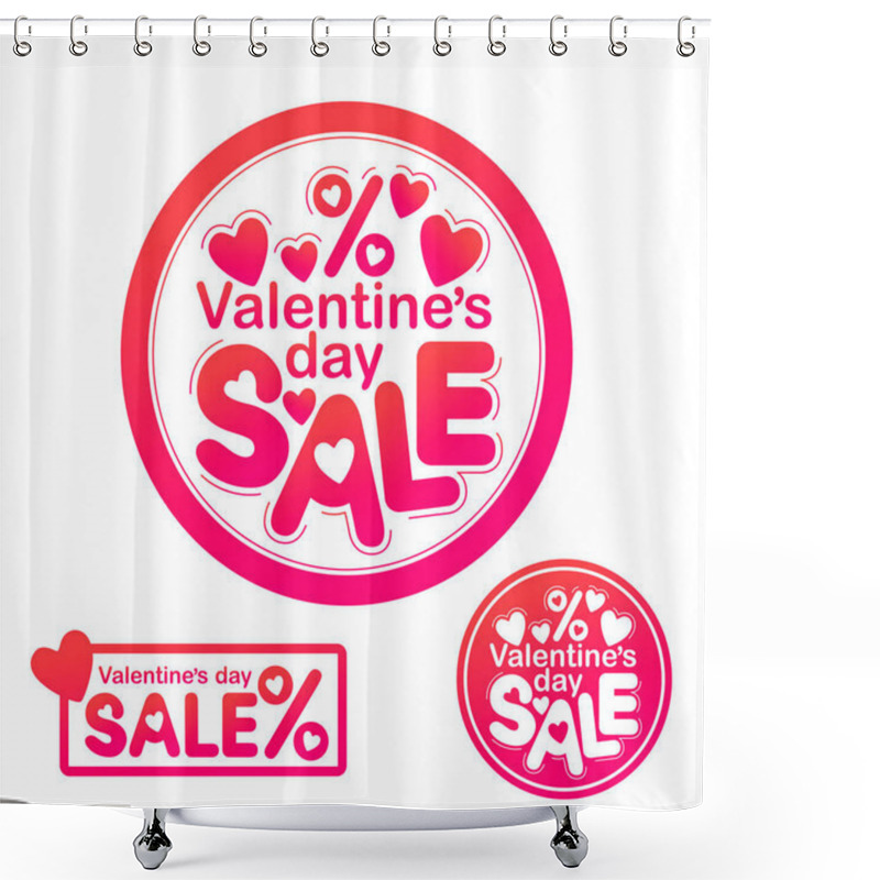 Personality  Valentine's Day Sale Shower Curtains