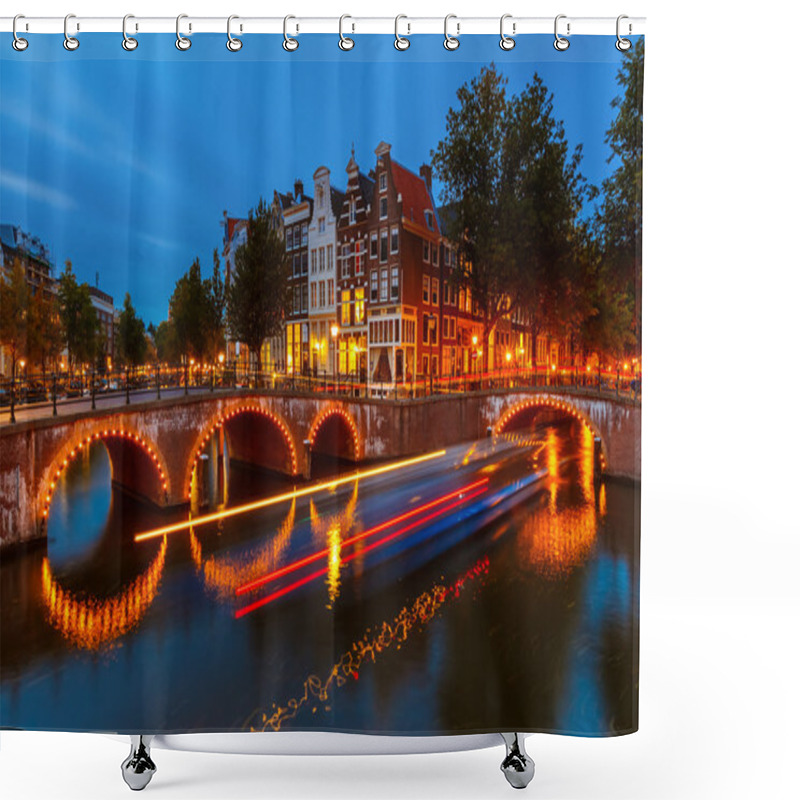 Personality  Canals In Amsterdam Shower Curtains