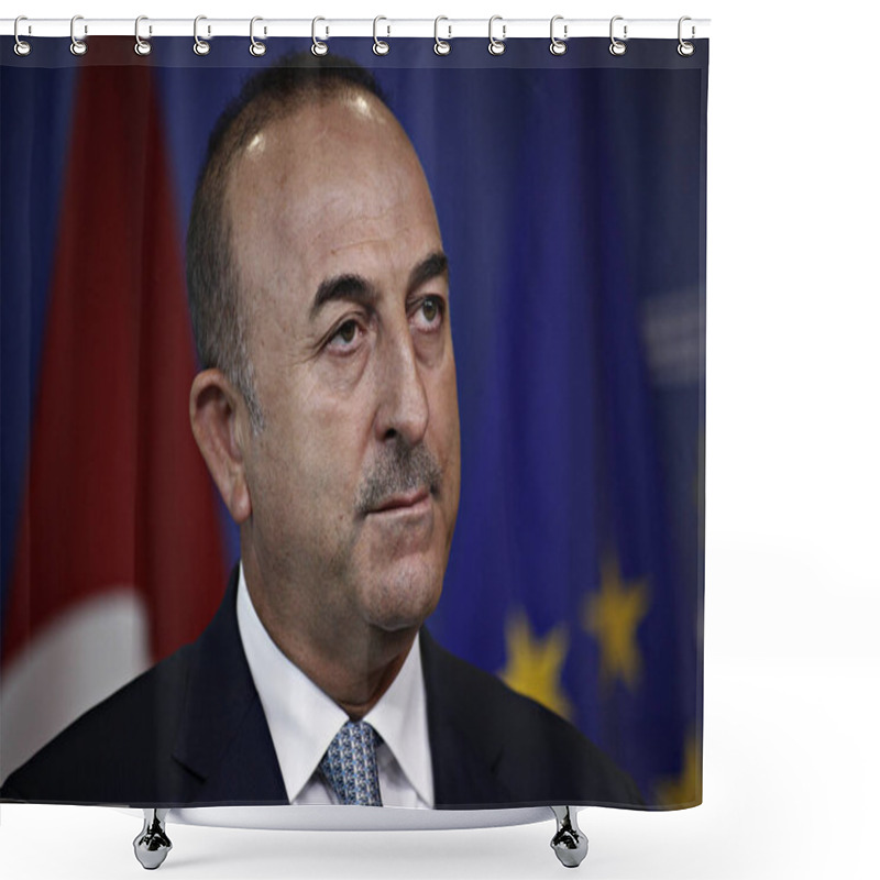 Personality  BELGIUM - EU - TURKEY - POLITICS - DIPLOMACY Shower Curtains