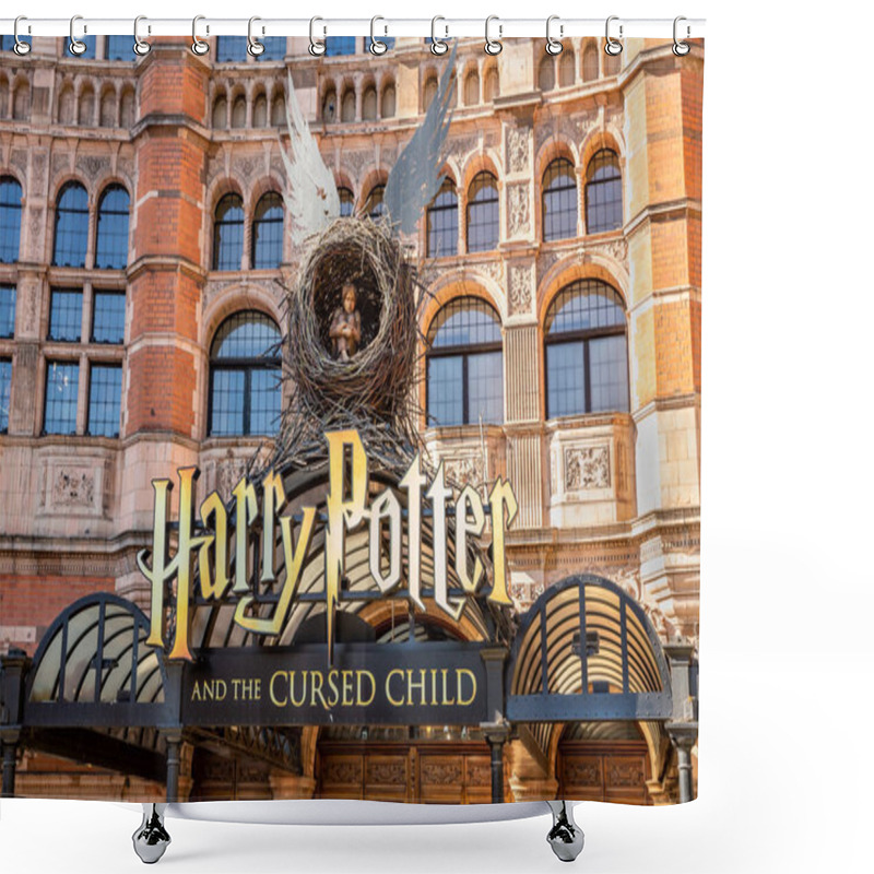 Personality  London, United Kingdom - September 24, 2021 - Harry Potter And The Cursed Child In Palace Theatre.  Shower Curtains