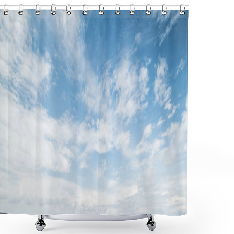 Personality  Sky And Clouds Tropical Panorama Shower Curtains