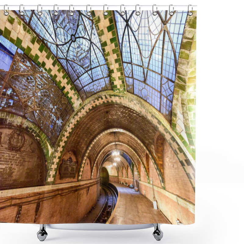 Personality  Abandoned City Hall Station - New York City Shower Curtains