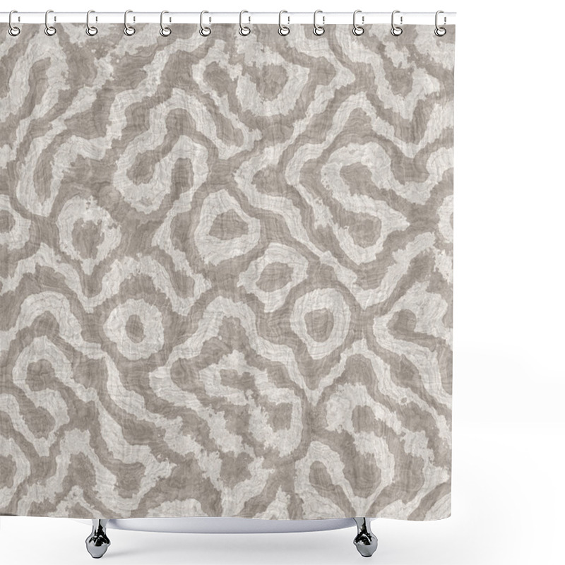 Personality  Ragged Worn Aging Beige Canvas Burlap Pattern Tile Shower Curtains