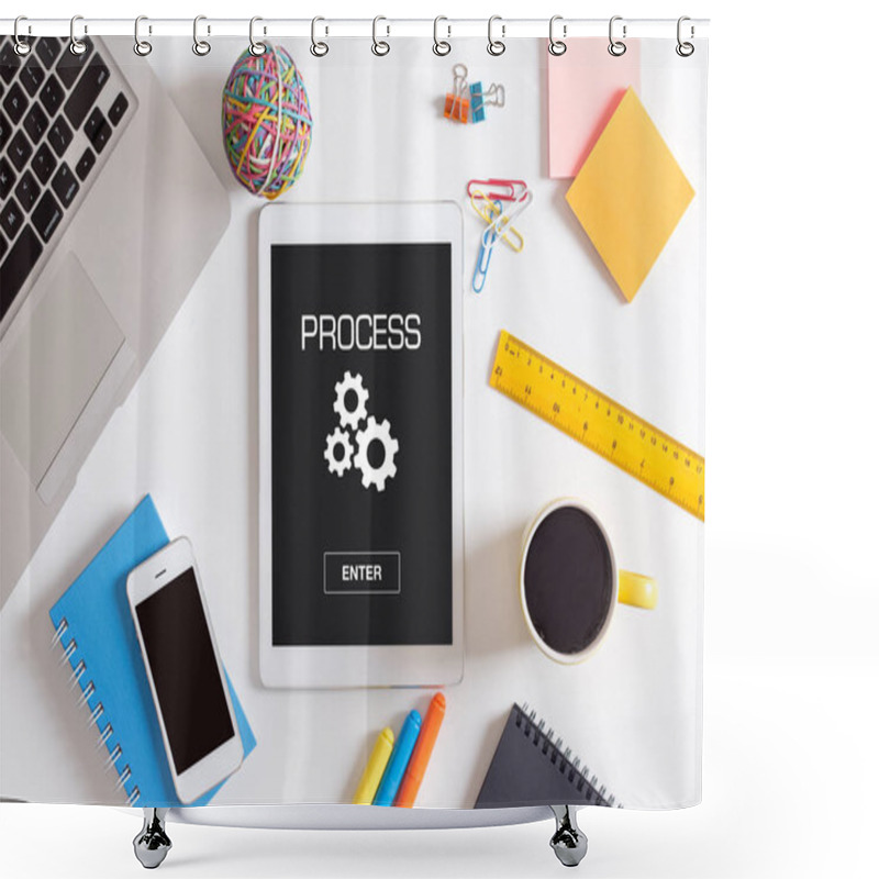 Personality  PROCESS CONCEPT On Screen  Shower Curtains