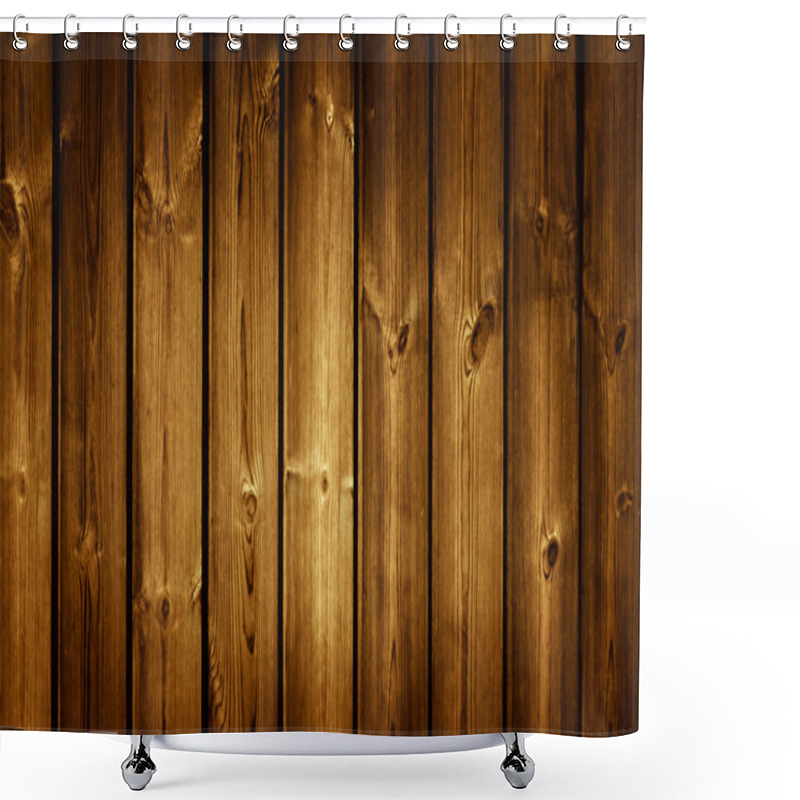 Personality  Wooden Background Shower Curtains