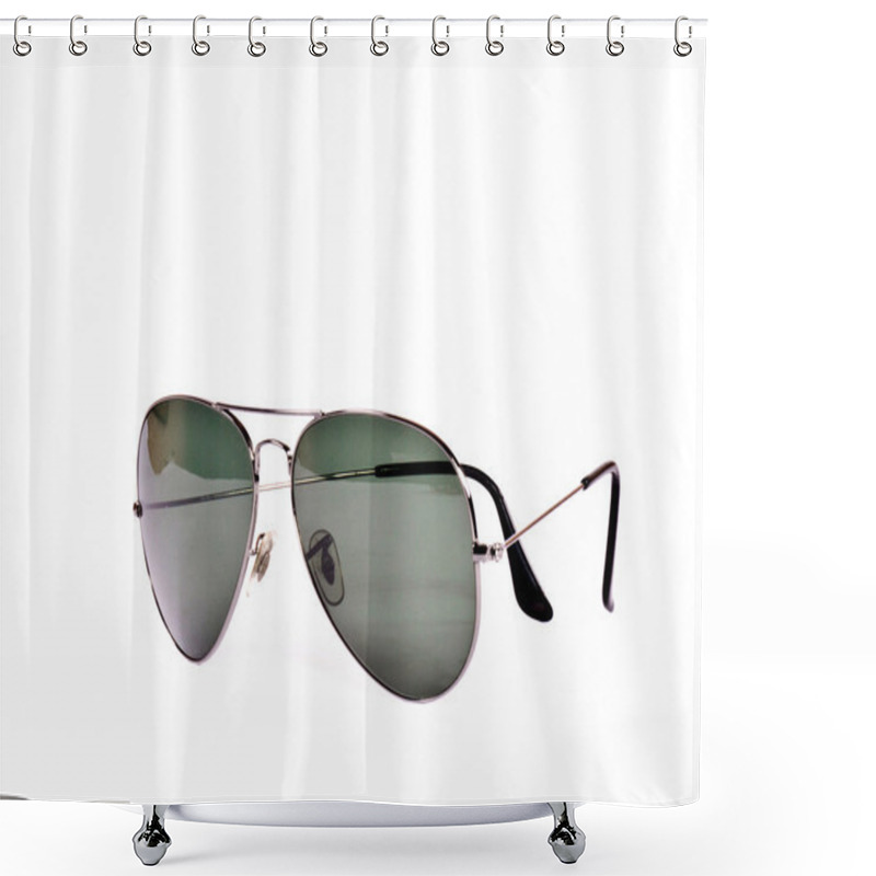 Personality  Aviator Sunglasses Shower Curtains