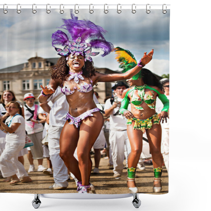 Personality  Scenes Of Samba Shower Curtains