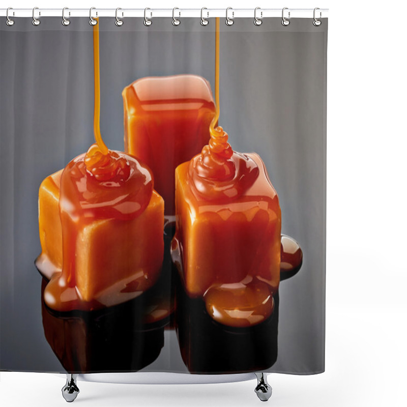 Personality  Caramel Candies Shower Curtains