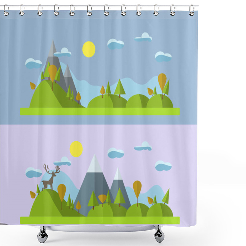 Personality  Autumn Nature Design Shower Curtains