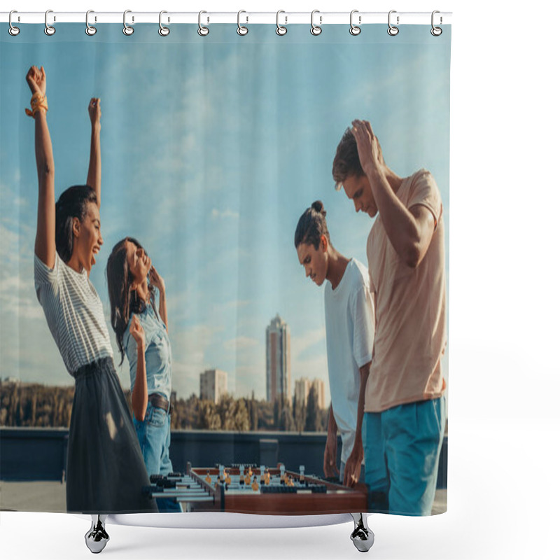 Personality  Women Wins In Kicker Shower Curtains